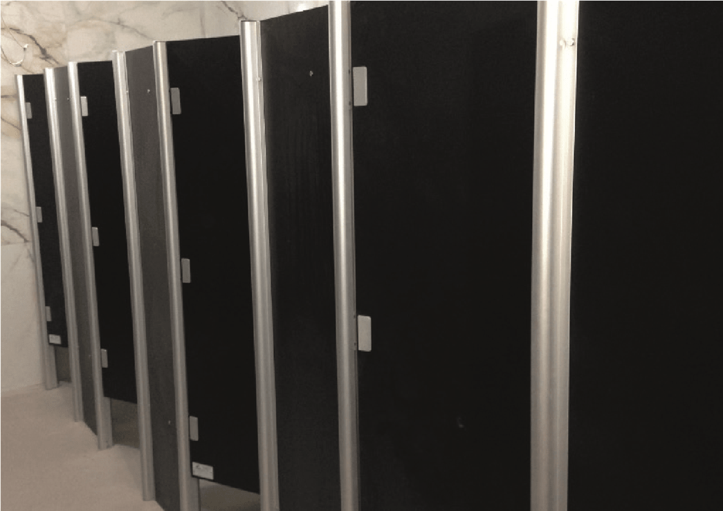 divisórias sanitárias para shopping